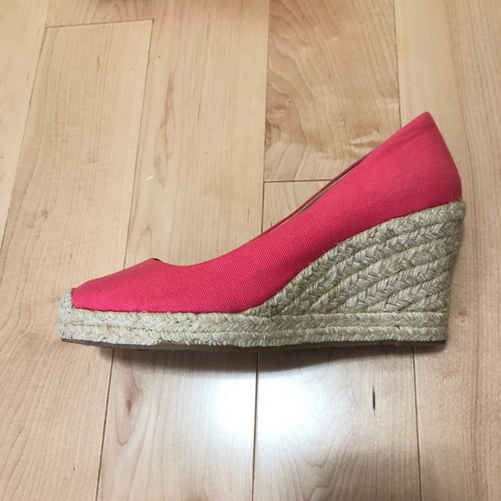 J. Crew Coral Wedges